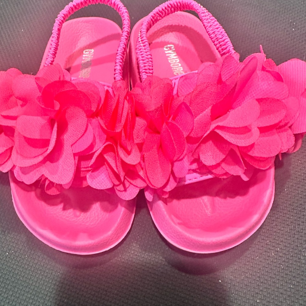 Gymboree Pink Flower Sandals for Summer